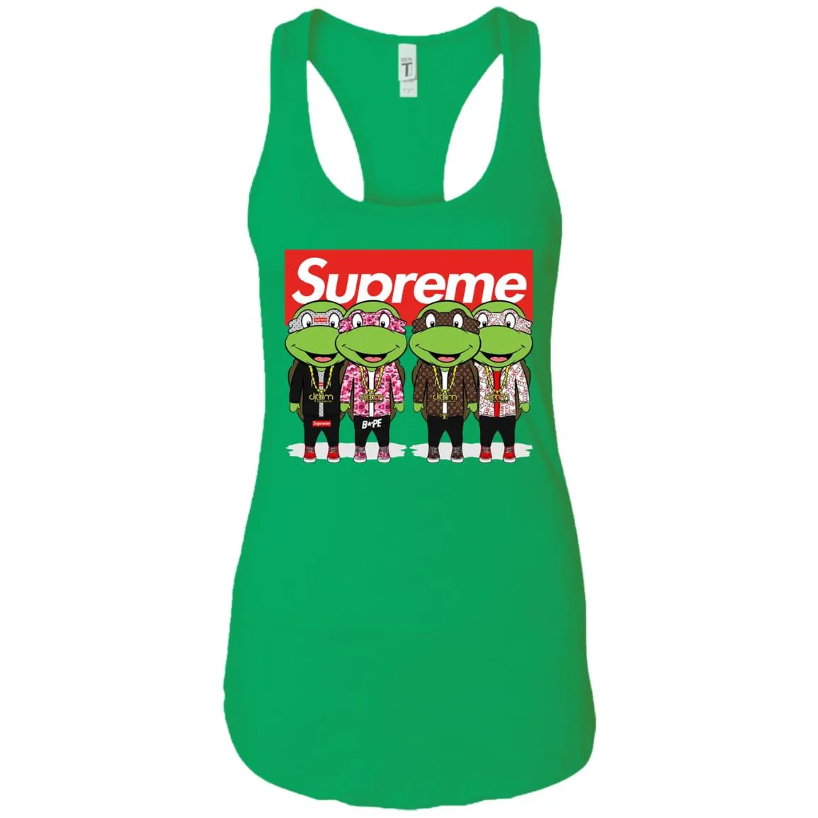 Supreme Turtle T-shirt Women Tank Top