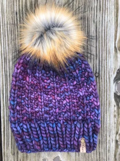 The Cleeve Beanie knit hat PATTERN