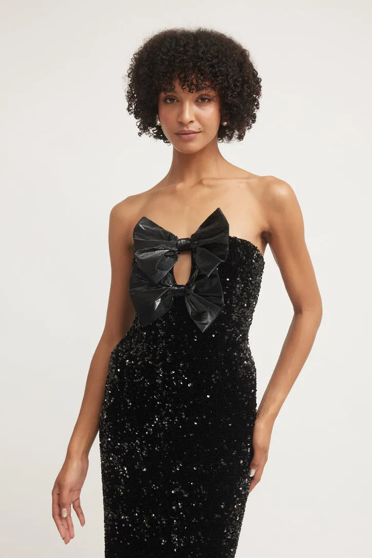 Tojhà Harlynne Dress - Black Sequin