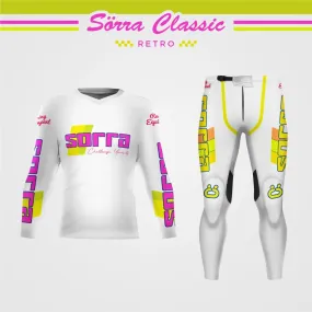 TRIAL CLOTHING SET 2 RACING RETRO WHITE