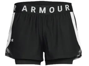 Under Armour Ladies Play Up 2 in 1 Shorts (Black 001)