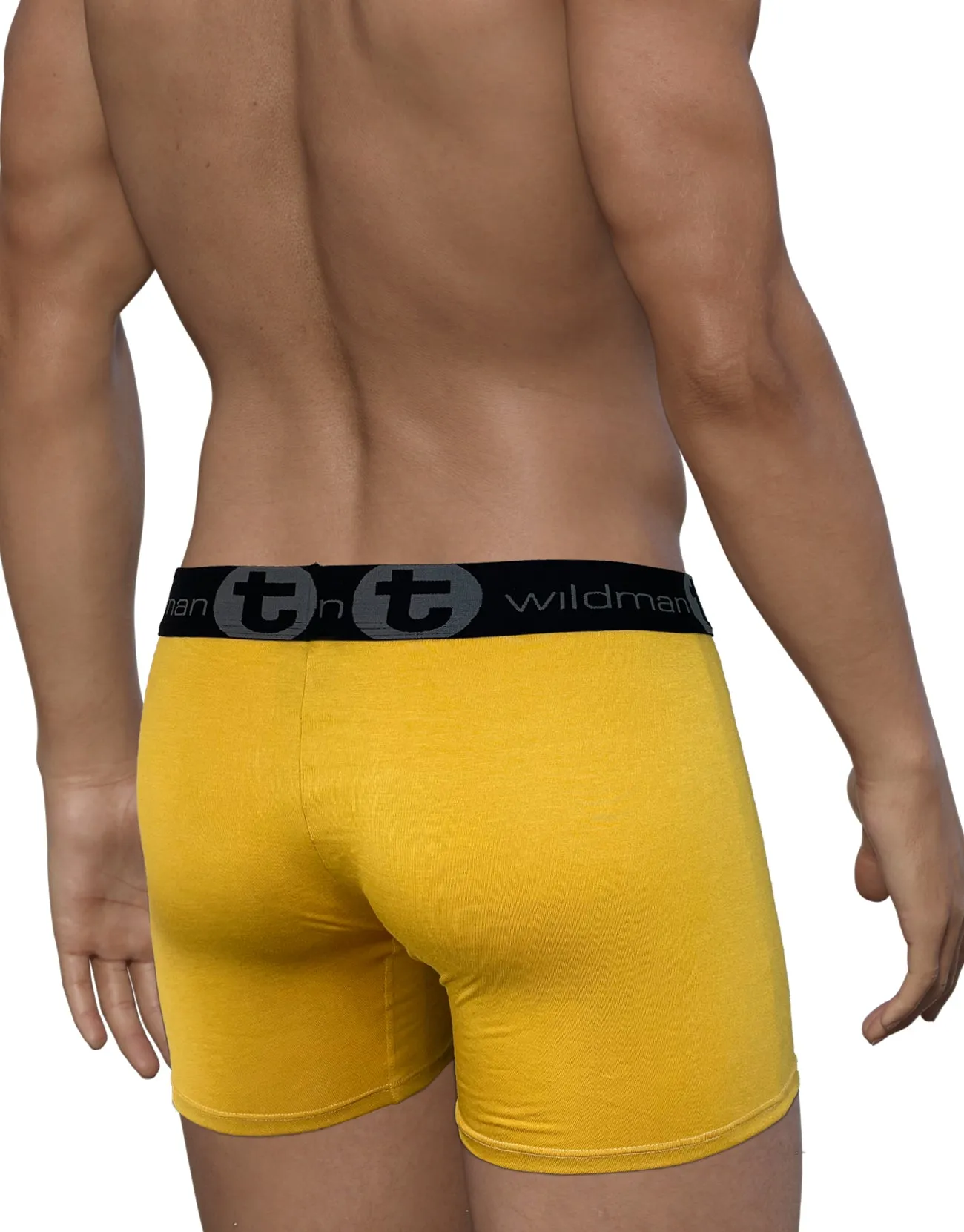 WildmanT Modal Big Boy Pouch 5" Inseam Boxer Brief Gold