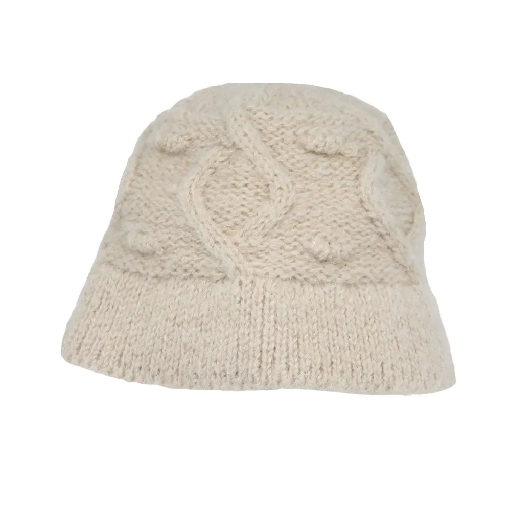 Wool Winter Floppy Short Brim Womens Bowler bucket Hat DWB1443