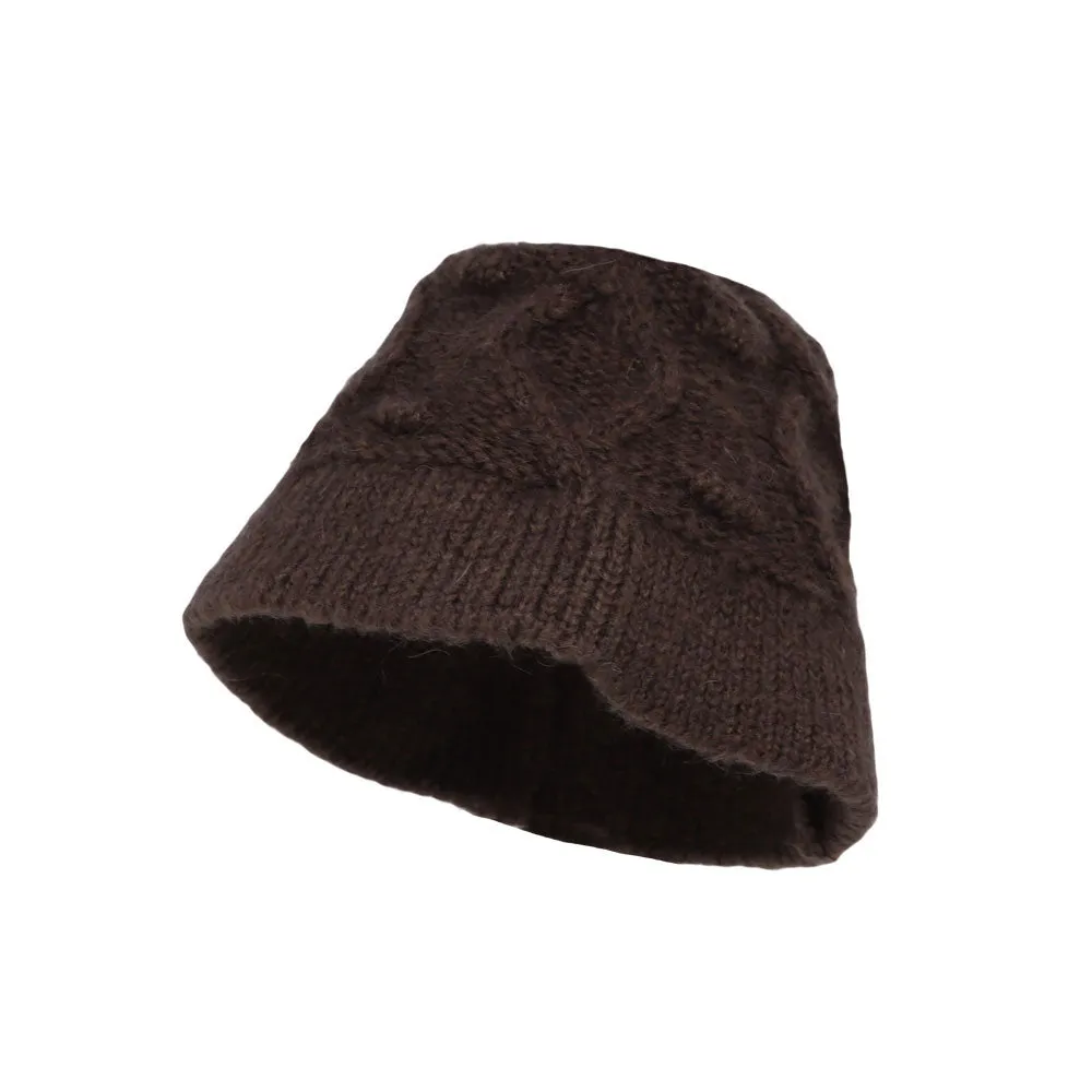 Wool Winter Floppy Short Brim Womens Bowler bucket Hat DWB1443