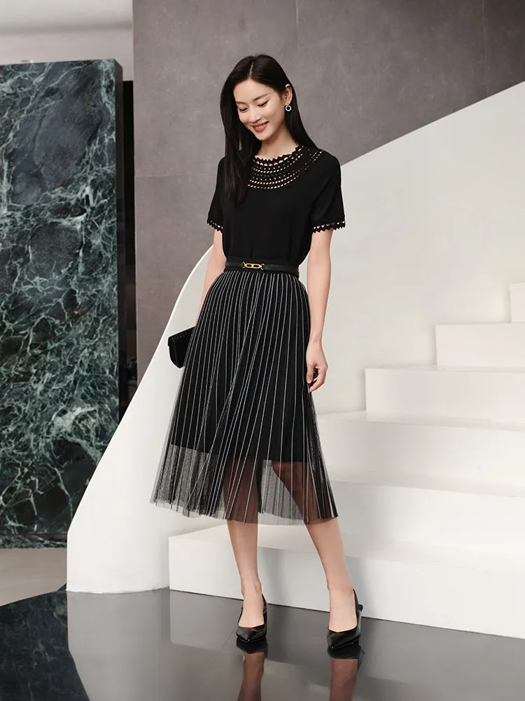 YAYING Pleated Skirt